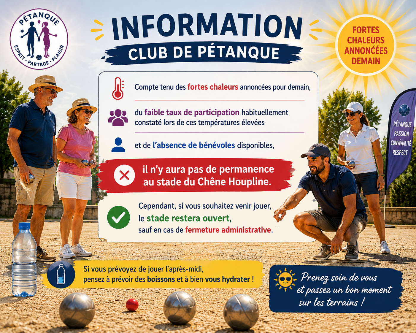 fermeture du club