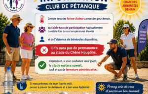 fermeture du club